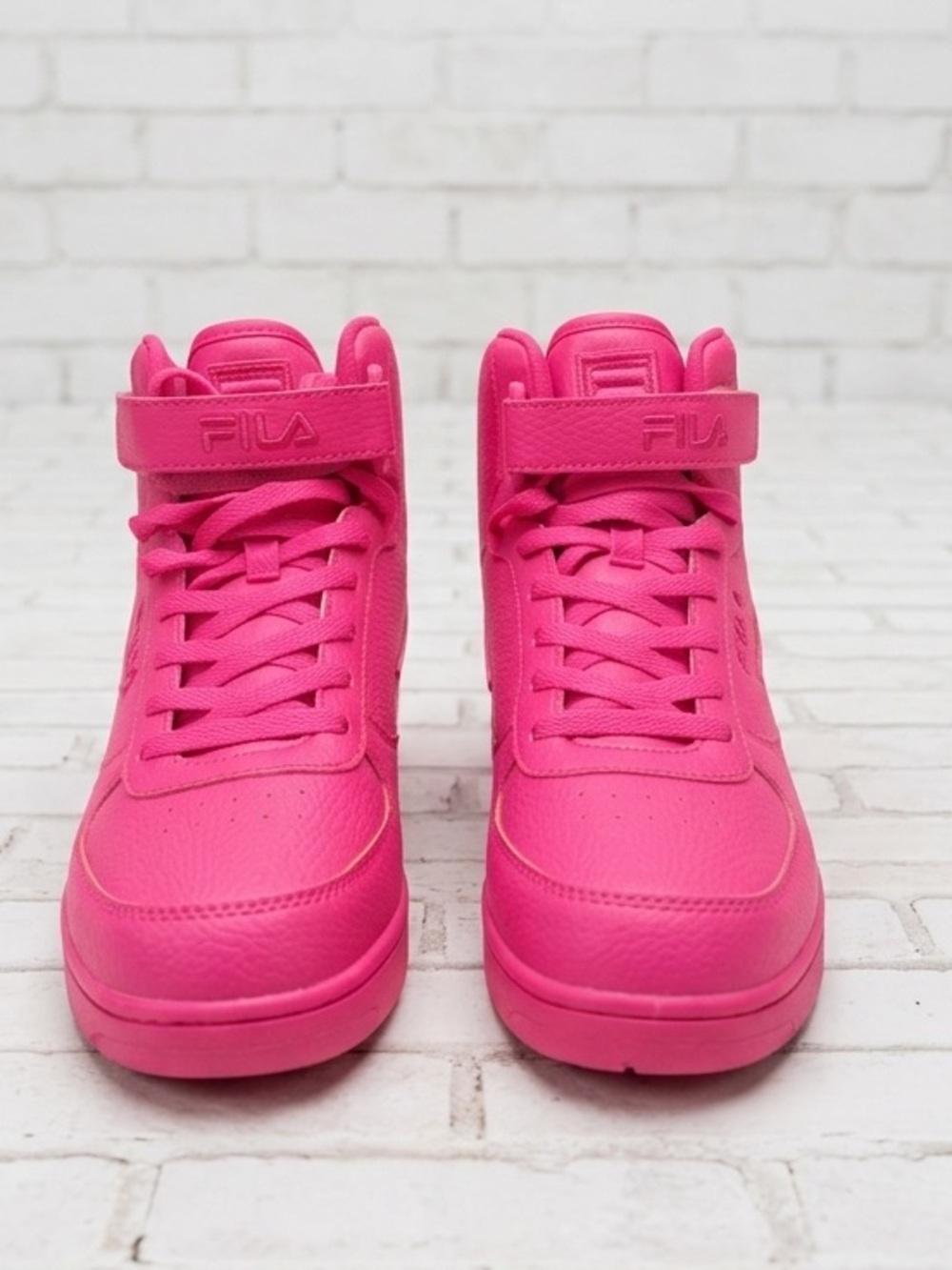FILA F-14 High Top Womens Size 11 Hot Pink Knockout Sneakers Shoes 5FM01820-650⁠ - Picture 2 of 8